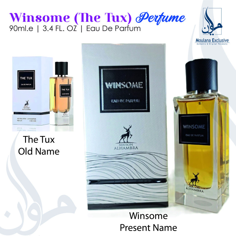 Winsome EDP Spray 90ML (3.04 OZ) by Maison Alhambra | Long Lasting, Woody, Floral, Sweet Fragrance. (Formerly: The Tux)