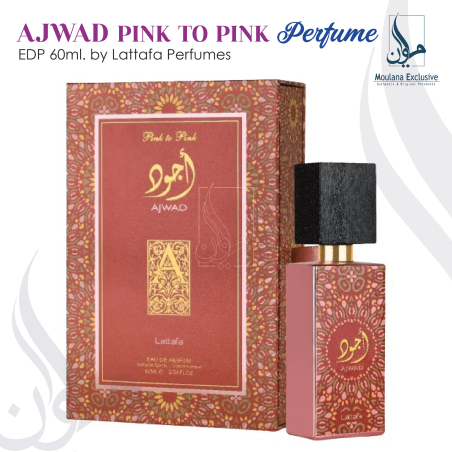 Ajwad Pink To Pink EDP 60ML (2.04 OZ) By Lattafa, Enchanting And Royal Scents, Long Lasting Perfumes For Men & Women