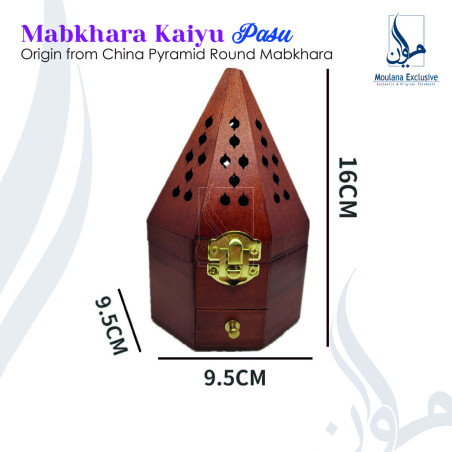 Wooden Bakhoor Burner Arabian Mabkhara Bukhoor Set Arab Incense Burner Bukhoor Arang Bakhoor Mabkhara Kayu Pewangi